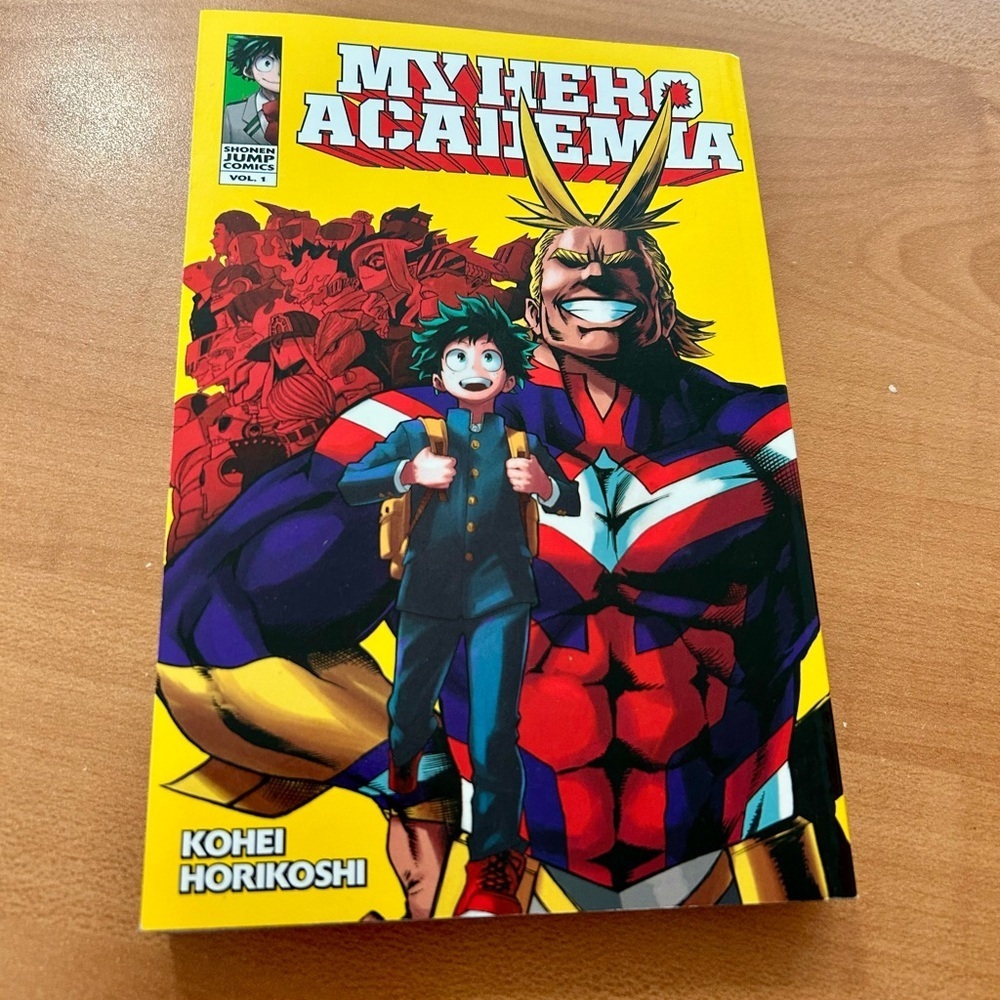 My Hero Academia Manga Volume 1 paperback comic books